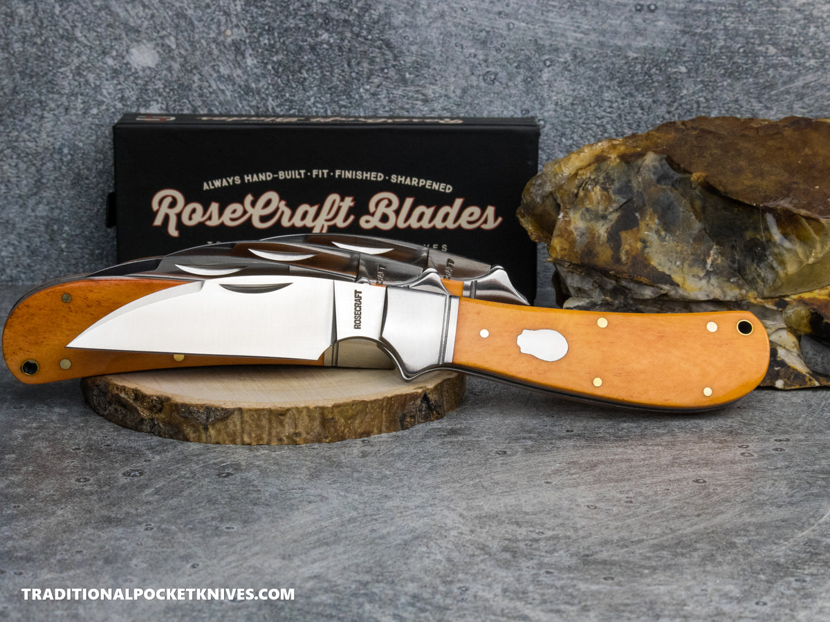 RoseCraft Blades Clinch River Swayback Bourbon Bone (RCT005-2026)