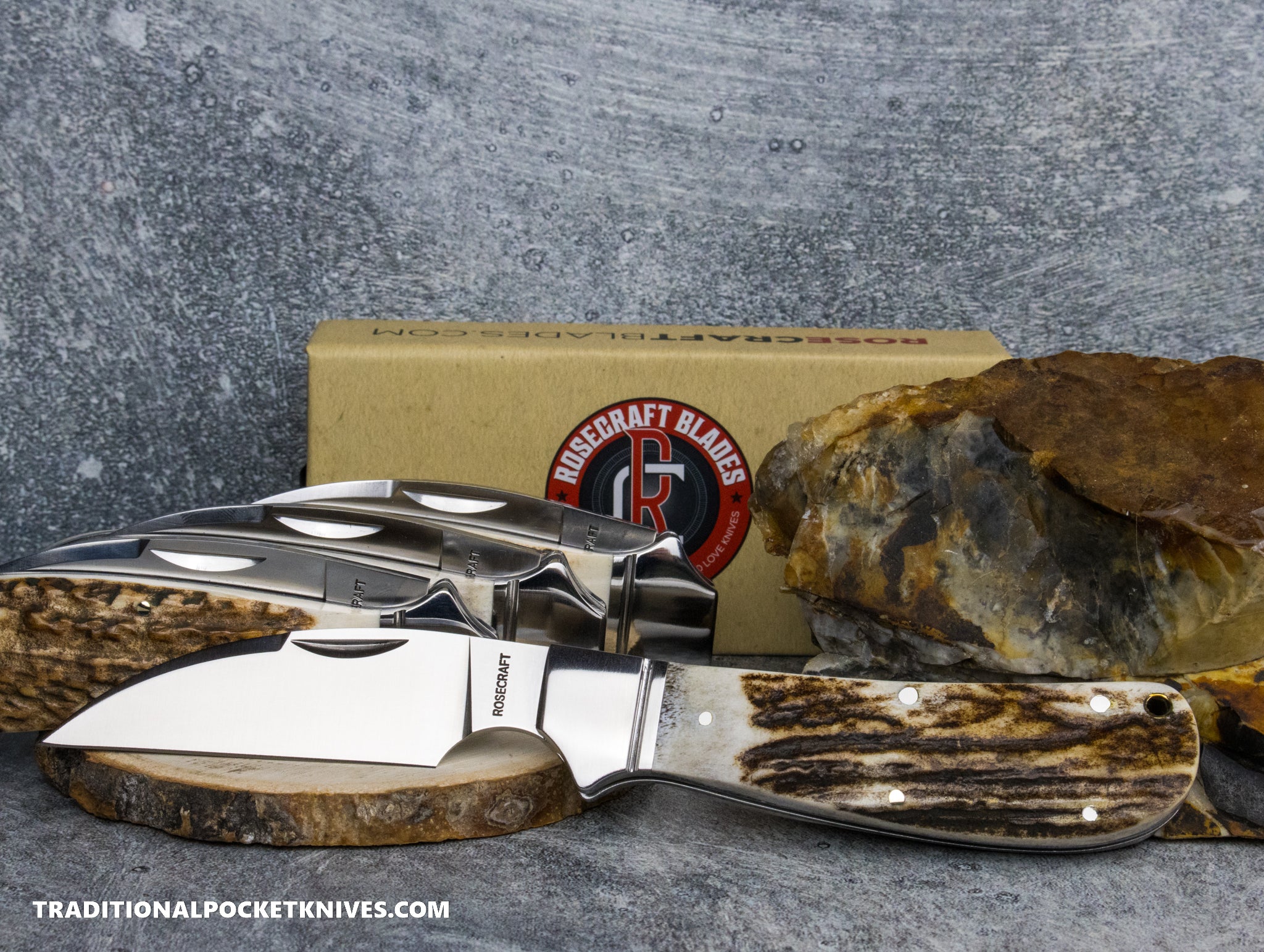 RoseCraft Blades Clinch River Swayback Stag (RCT005-STG) - C