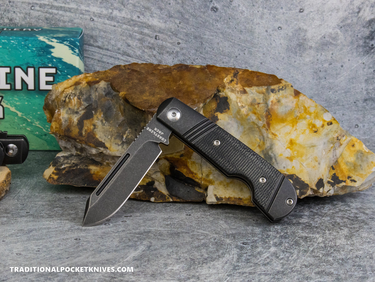 Coastline Jack: Black Micarta - Modified Spey Blade 154CM