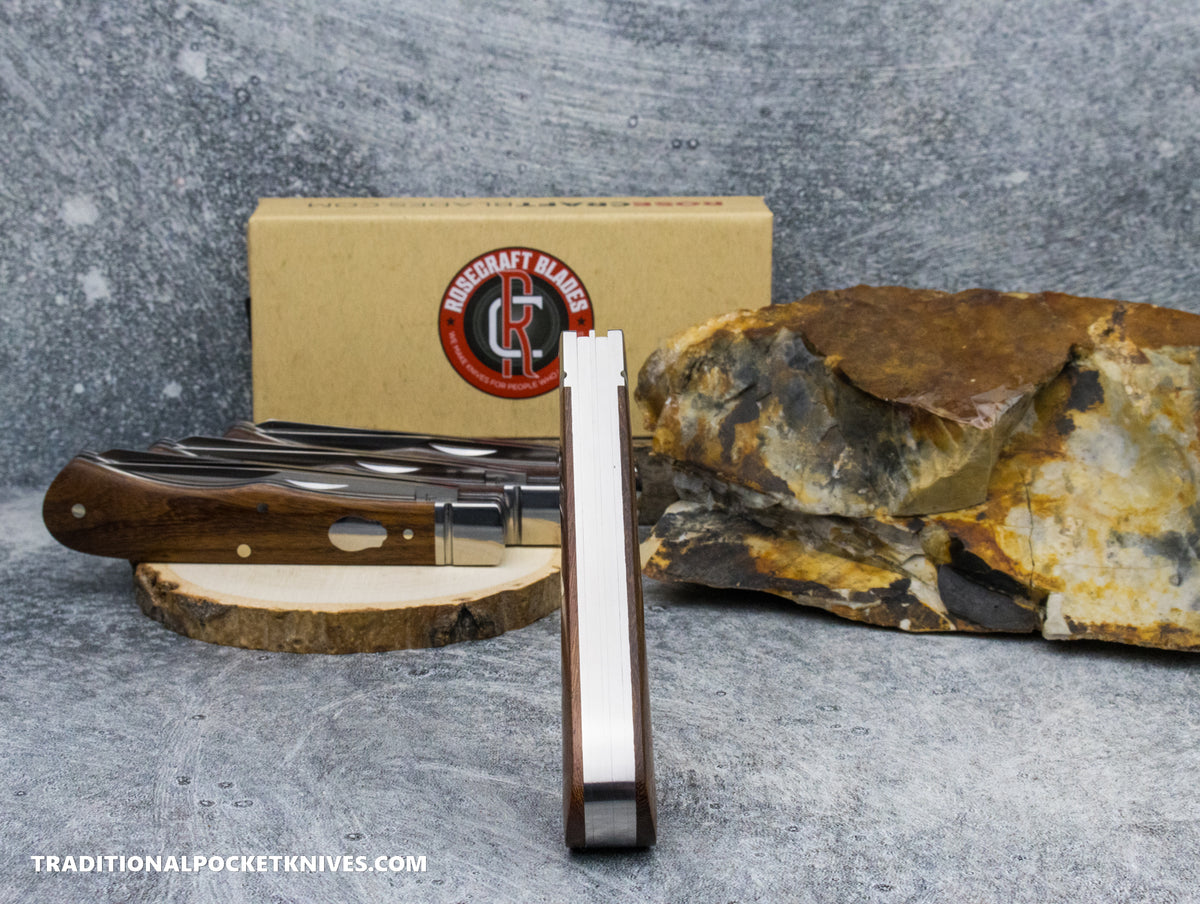 RoseCraft Blades Cockleburr Creek Trapper Rosewood (RCT019)