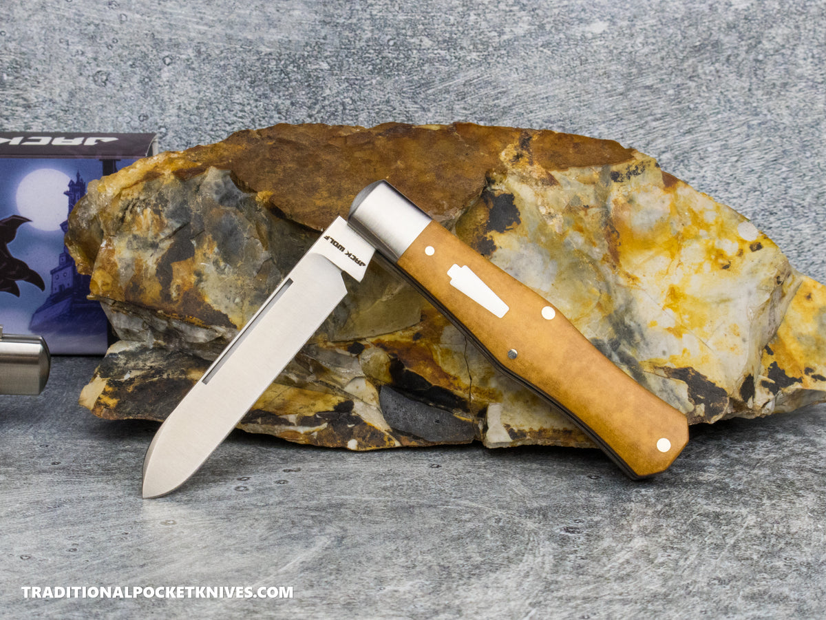 Jack Wolf Knives Gateway Coffin Maple Valley Richlite - Gateway Series