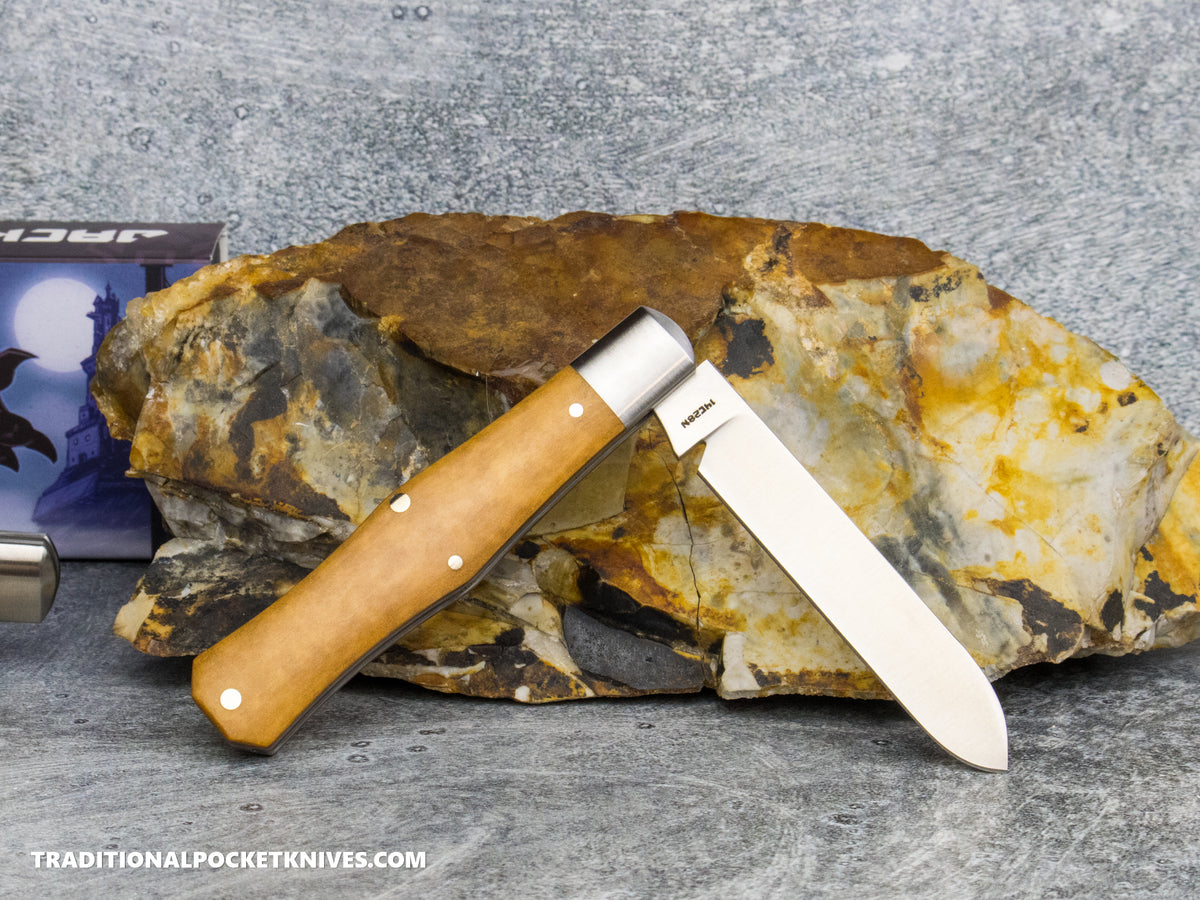 Jack Wolf Knives Gateway Coffin Maple Valley Richlite - Gateway Series