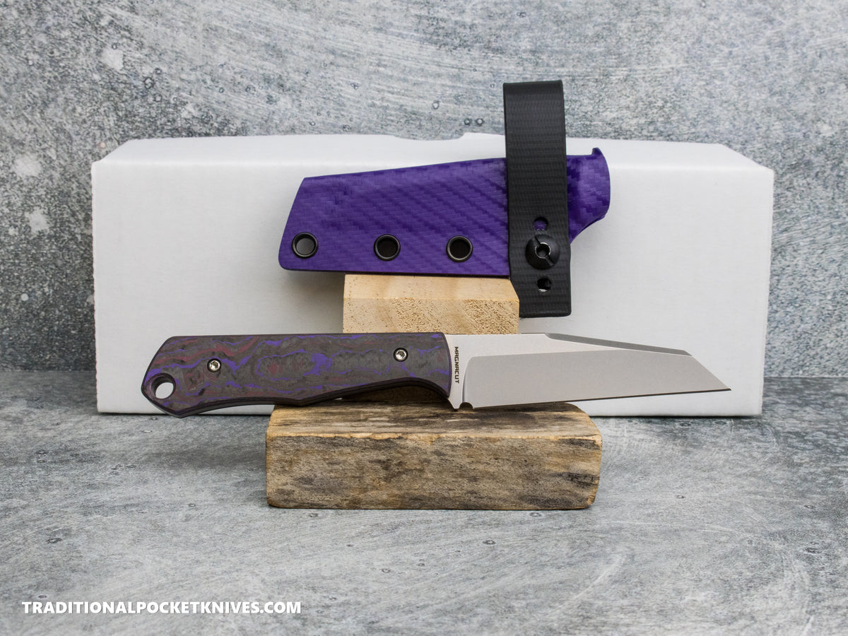 Jack Wolf Knives Exclusive Collusion USA Purple Panther - J.W. Kollab Series