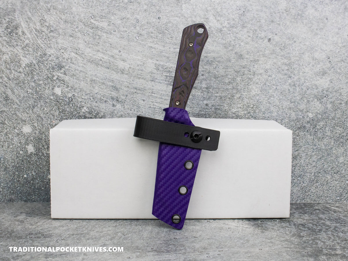 Jack Wolf Knives Exclusive Collusion USA Purple Panther - J.W. Kollab Series