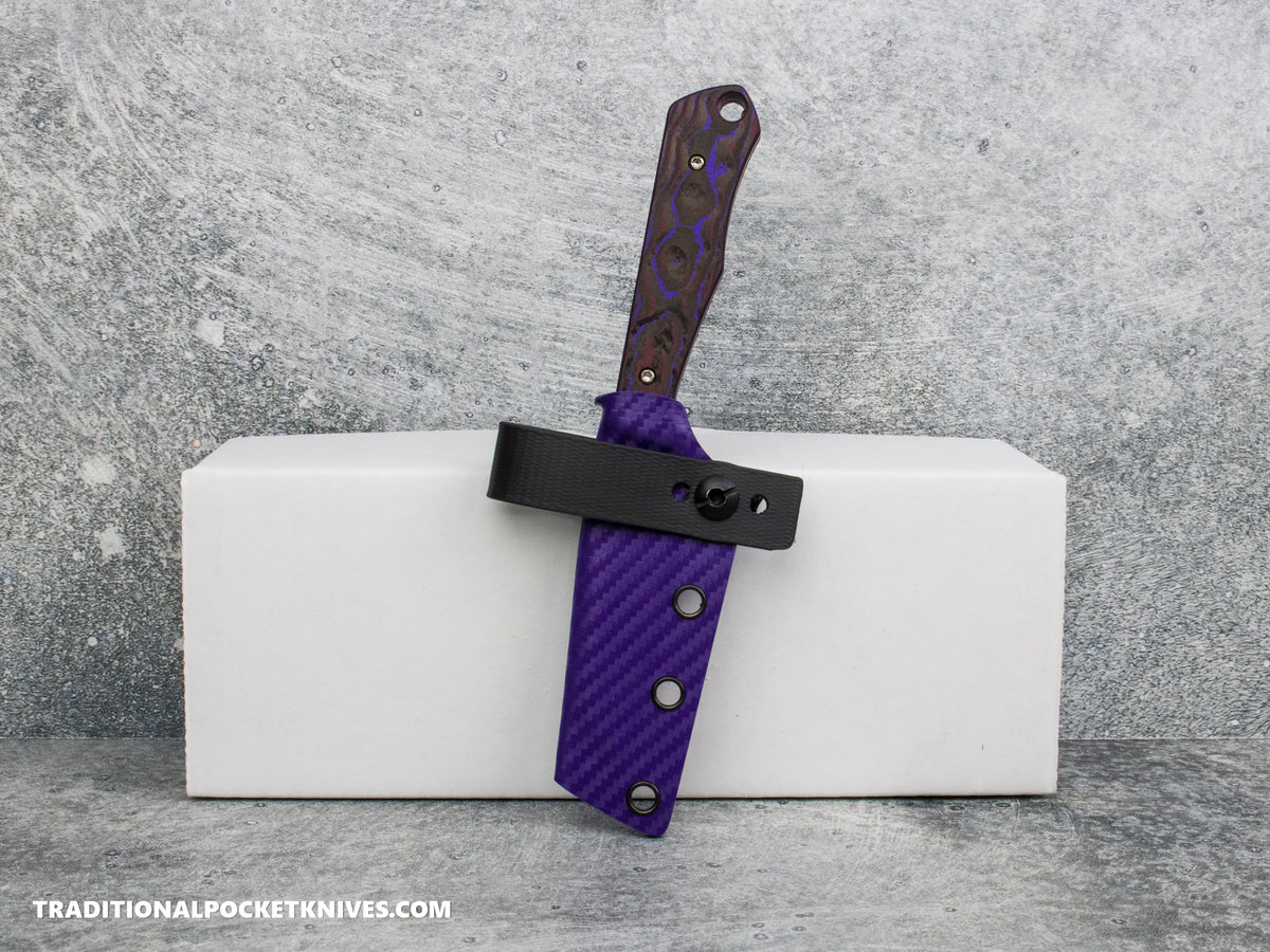 Jack Wolf Knives Collusion USA Purple Panther - J.W. Kollab Series - Dealer Exclusive