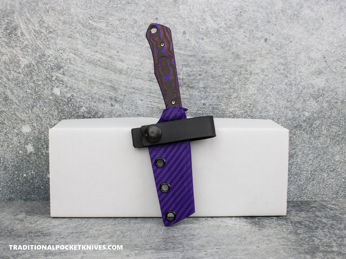 Jack Wolf Knives Collusion USA Purple Panther - J.W. Kollab Series - Dealer Exclusive
