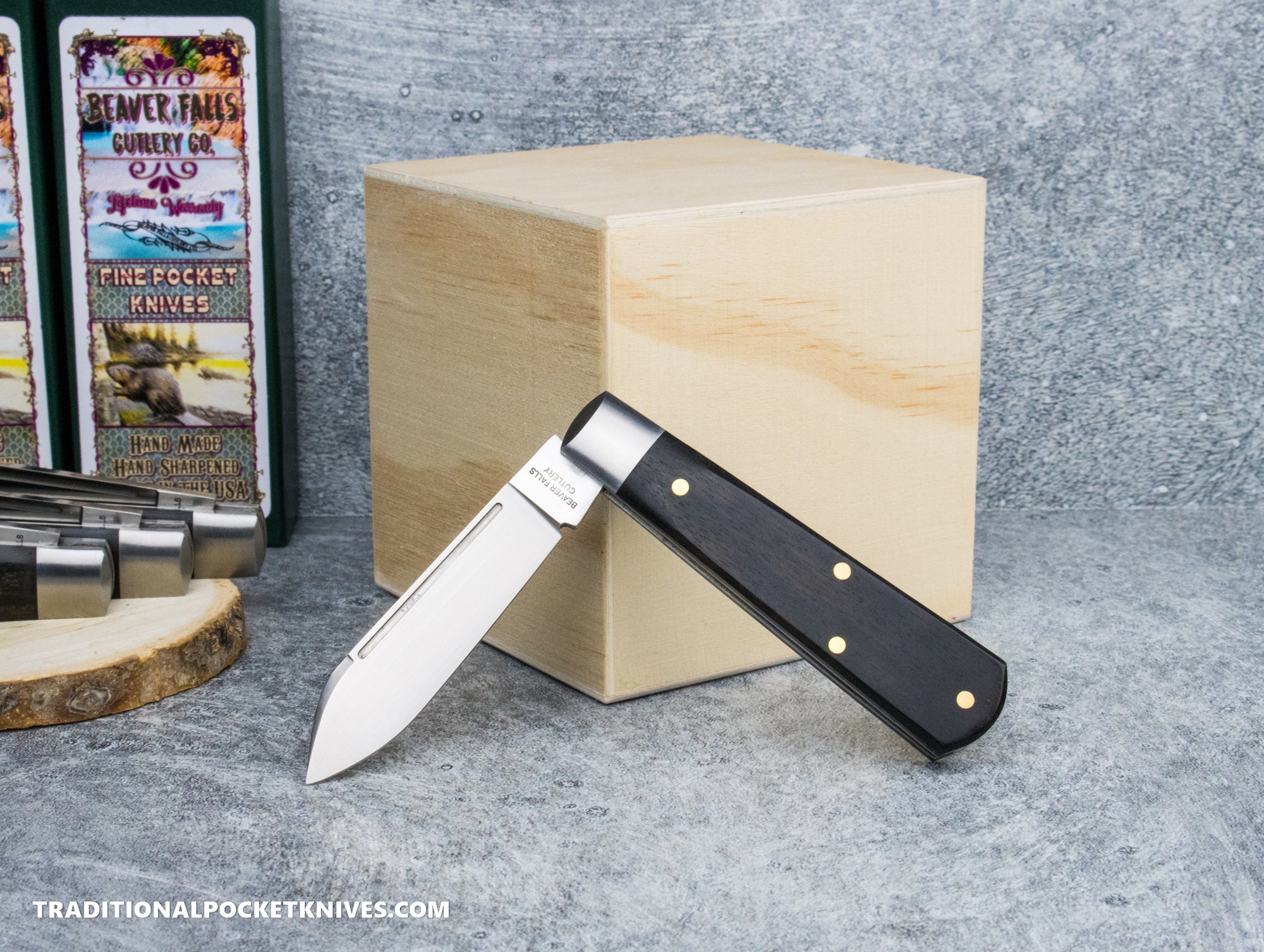 Cooper Cutlery Beaver Falls Cutlery Co. Ebony Wood Jack (EBONY)