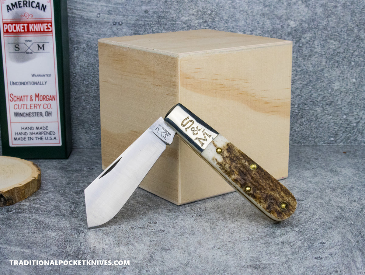 Cooper Cutlery Schatt&Morgan Cutlery #69 Cotton Barlow Stag #1 (69 CB-S) - 02/25