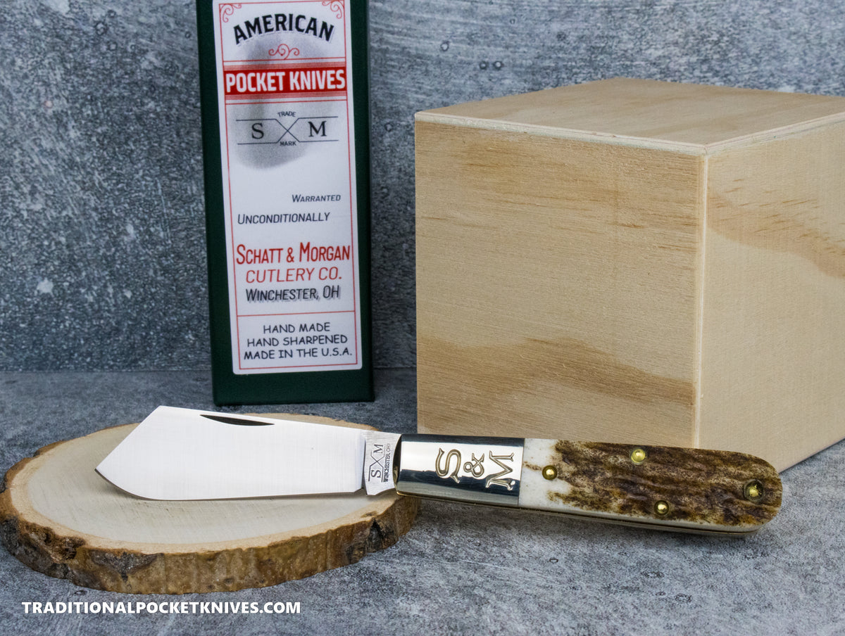 Cooper Cutlery Schatt&Morgan Cutlery #69 Cotton Barlow Stag #1 (69 CB-S) - 02/25