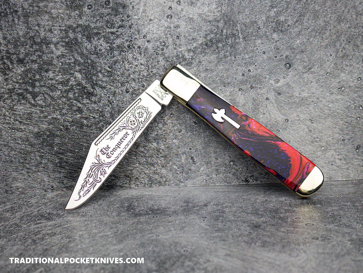 Cooper Cutlery Battle Axe Brand German Hunter Volcano Acrylic (7100P Volcano)