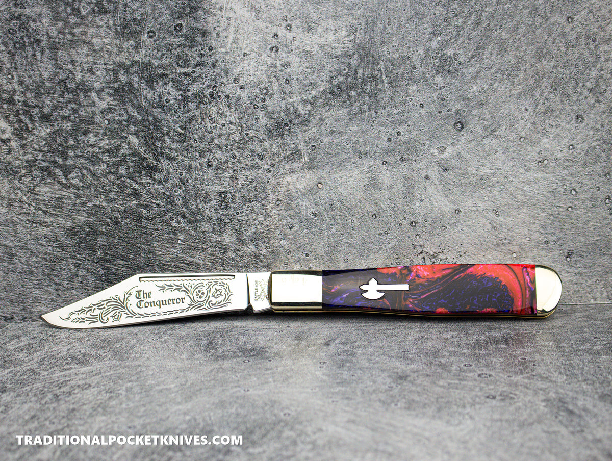 Cooper Cutlery Battle Axe Brand German Hunter Volcano Acrylic (7100P Volcano)