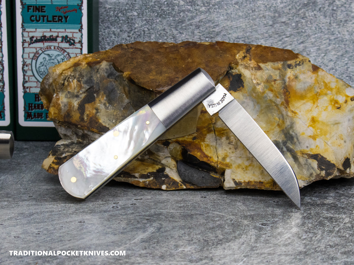 Cooper Cutlery New York Knife Co. Barlow White Pearl (M 1506W P)