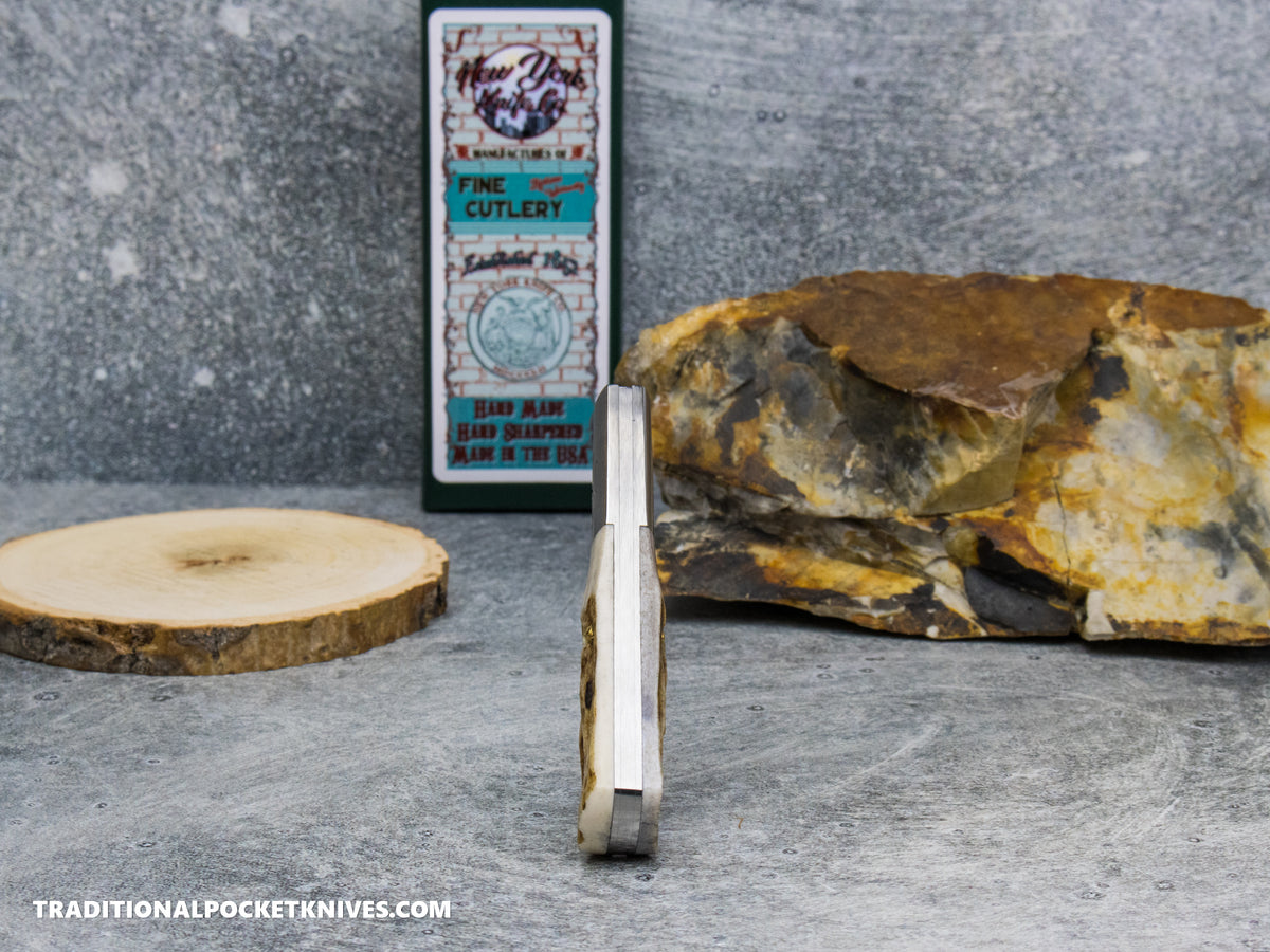 Cooper Cutlery New York Knife Co. Barlow Stag #2 (M 1506W S)