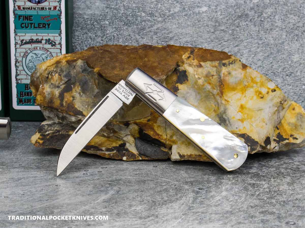 Cooper Cutlery New York Knife Co. Barlow White Pearl (M 1506W P)