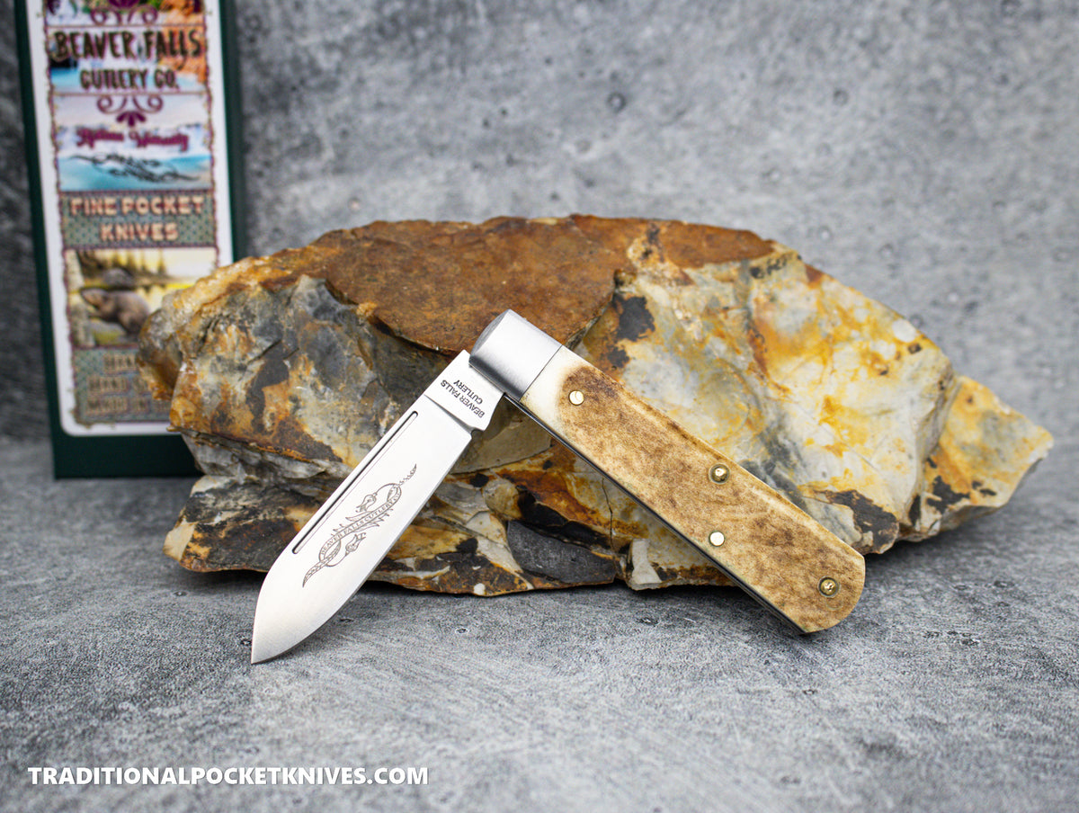 Cooper Cutlery Beaver Falls Cutlery Co. Stag Jack (S) #6