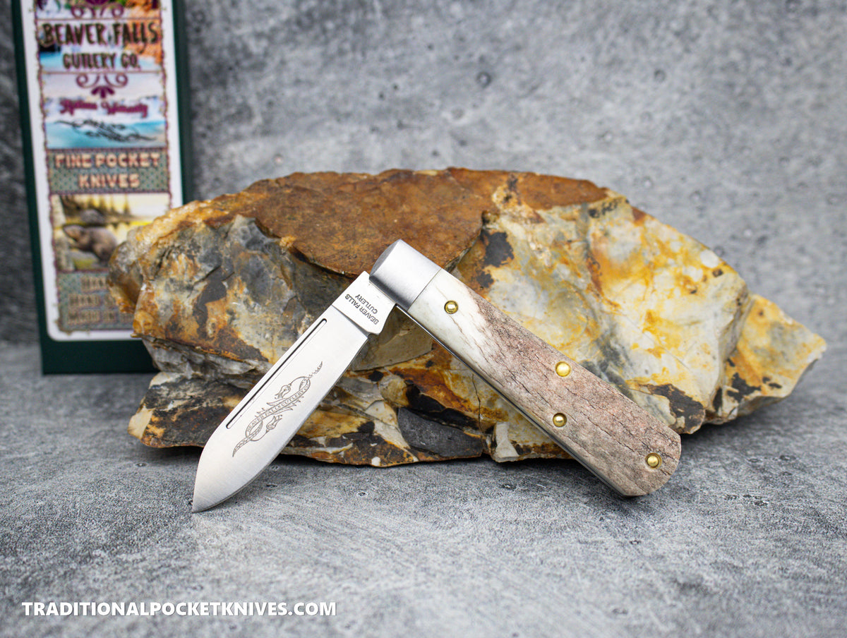 Cooper Cutlery Beaver Falls Cutlery Co. Stag Jack (S) #8