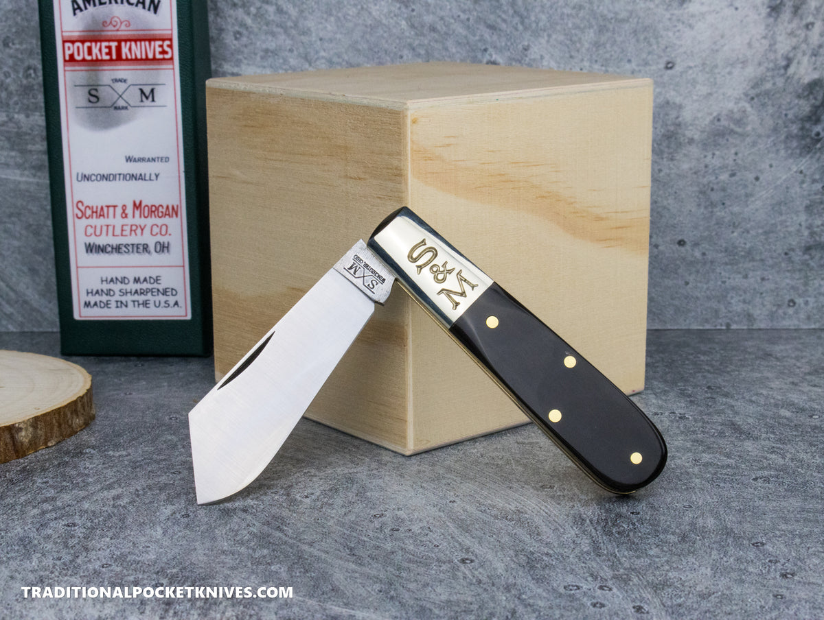 Cooper Cutlery Schatt&amp;Morgan Cutlery #69 Cotton Barlow Buffalo Horn (CB-BH)