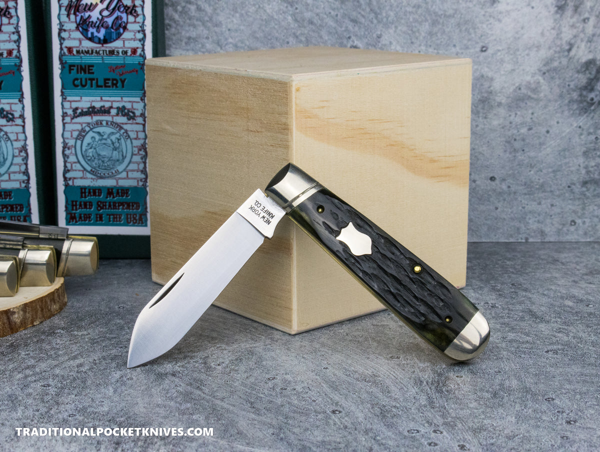 Cooper Cutlery New York Knife Co. Green Jigged Bone Jack (GB)
