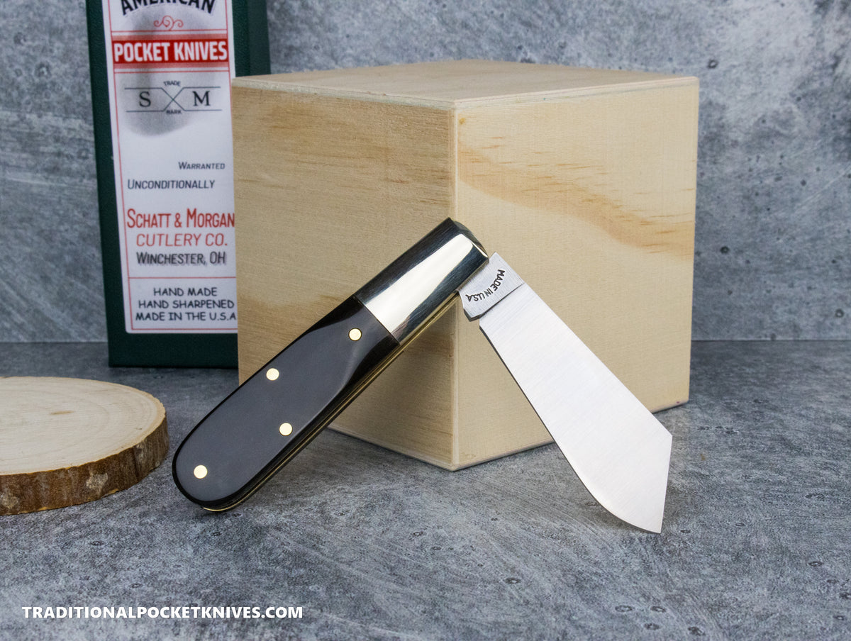 Cooper Cutlery Schatt&amp;Morgan Cutlery #69 Cotton Barlow Buffalo Horn (CB-BH)
