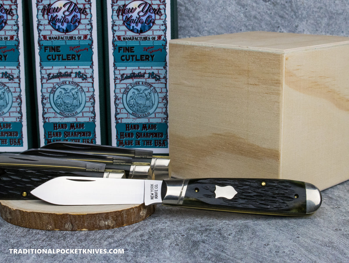 Cooper Cutlery New York Knife Co. Green Jigged Bone Jack (GB)