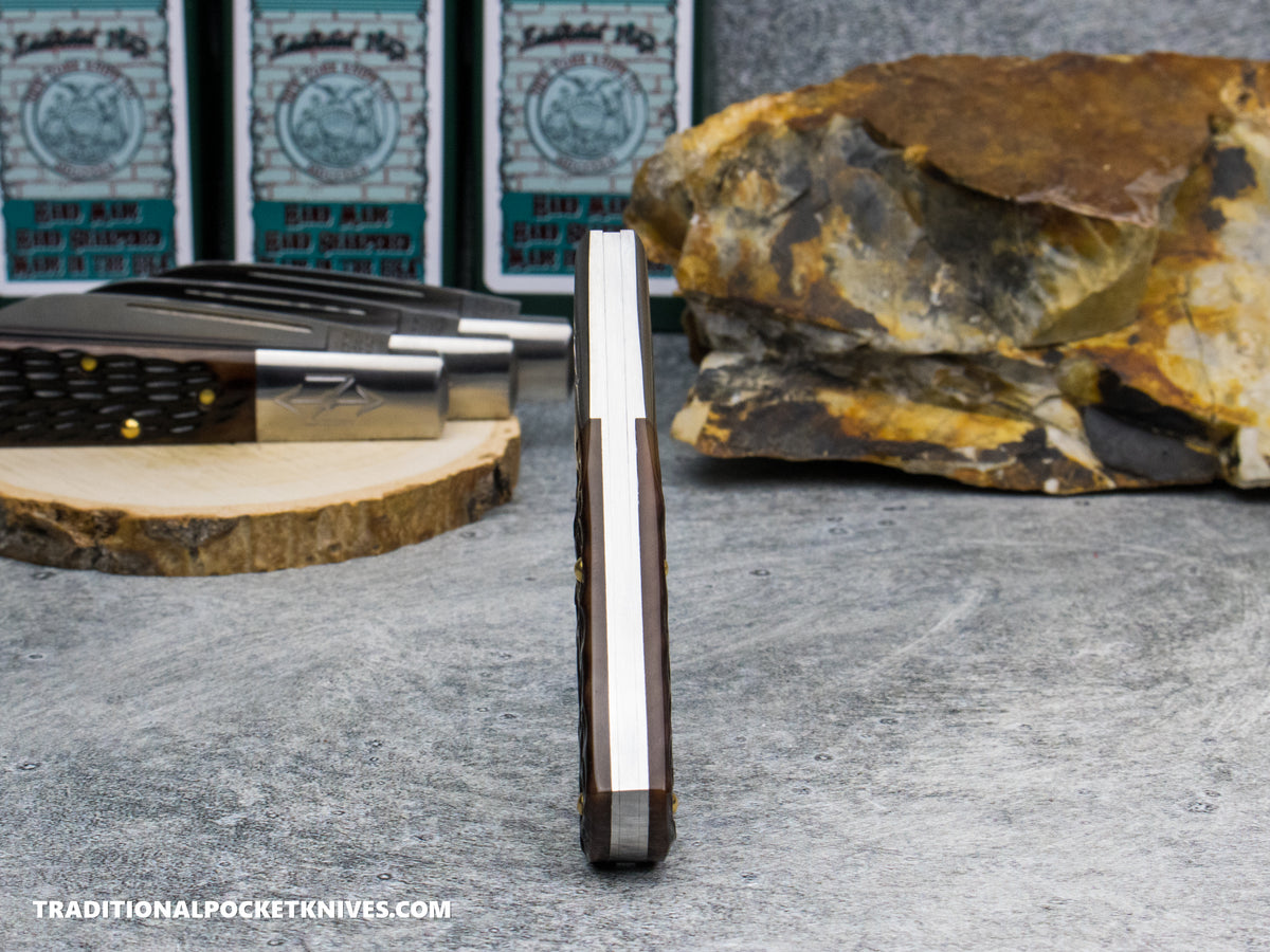 Cooper Cutlery New York Knife Co. Barlow Brown Jigged Bone (M 1506W BJB)