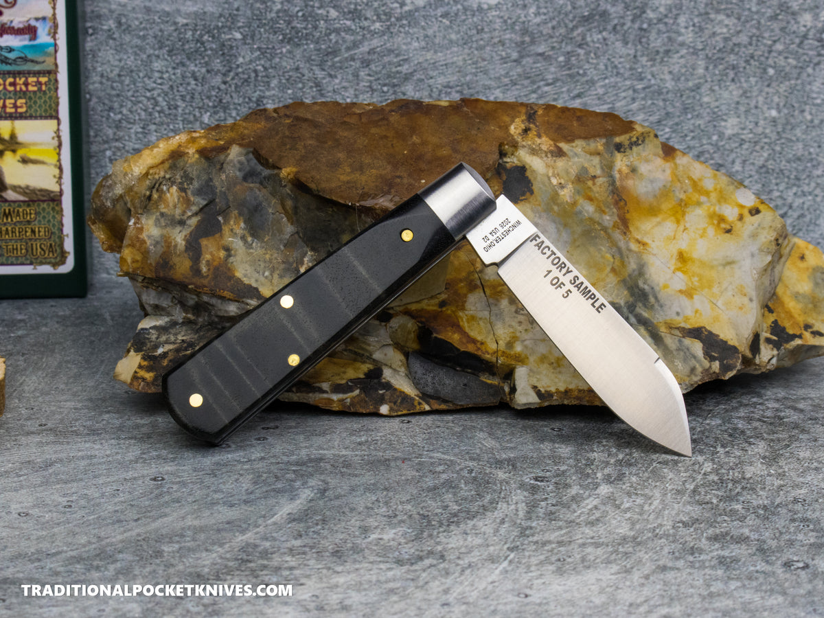Cooper Cutlery Beaver Falls Cutlery Co. Black Tiger Oak Reverse Oak Jack (BTO RO FS)
