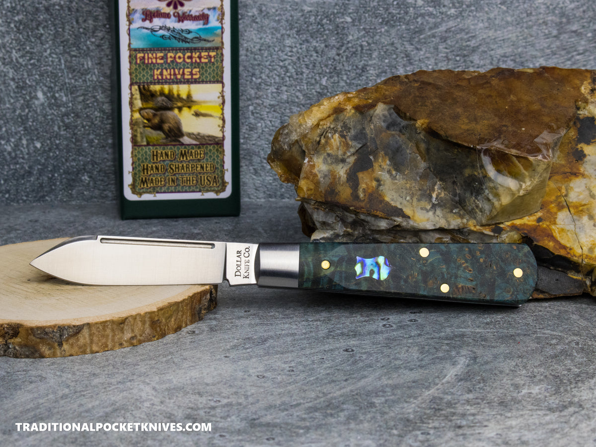 Cooper Cutlery Dollar Knife Co. Blue Box Elder Grand Army Republic Shield Jack (BBE GAR)