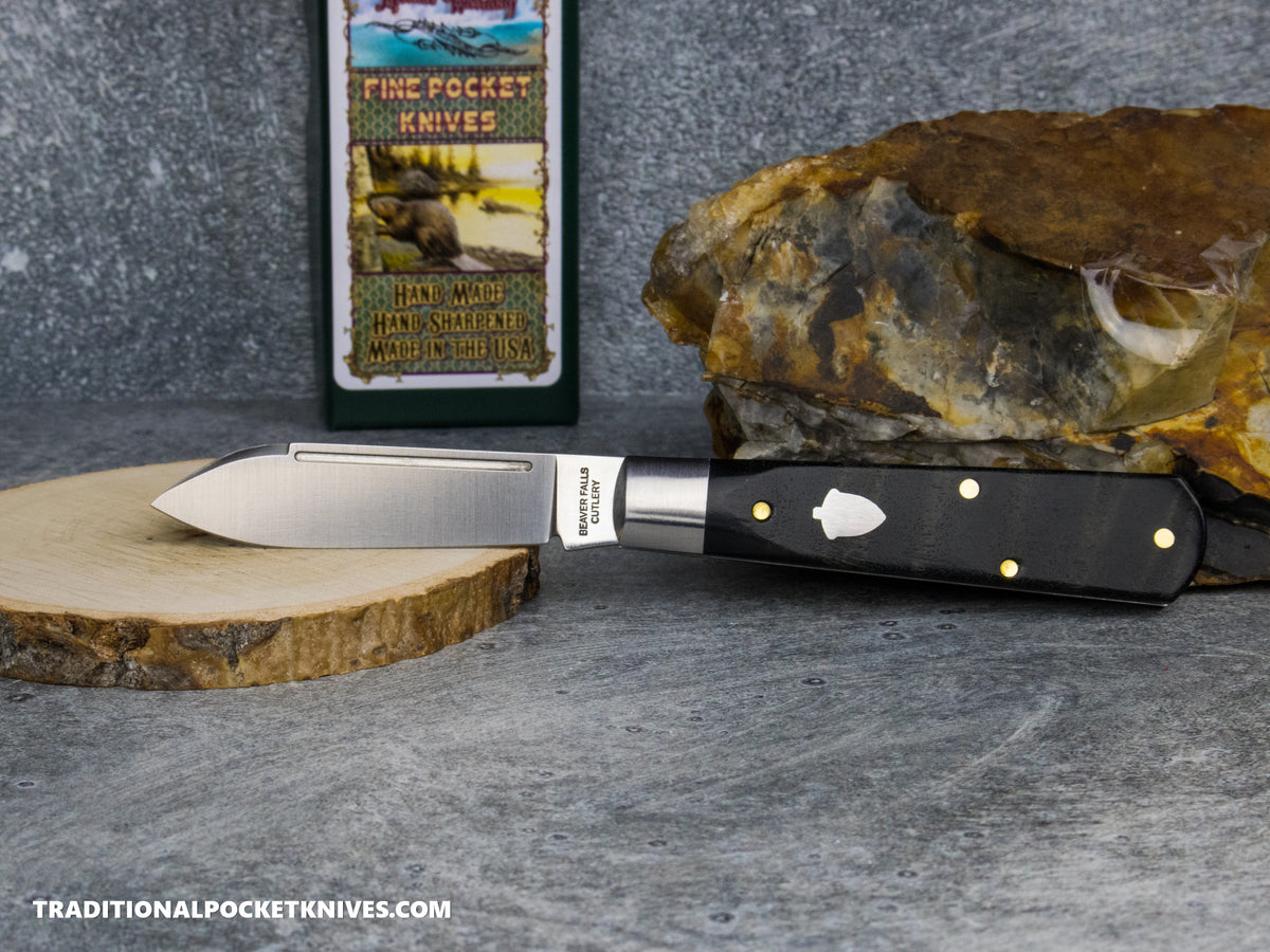 Cooper Cutlery Beaver Falls Cutlery Co. Black Tiger Oak Double Shield Jack (BTO DS)