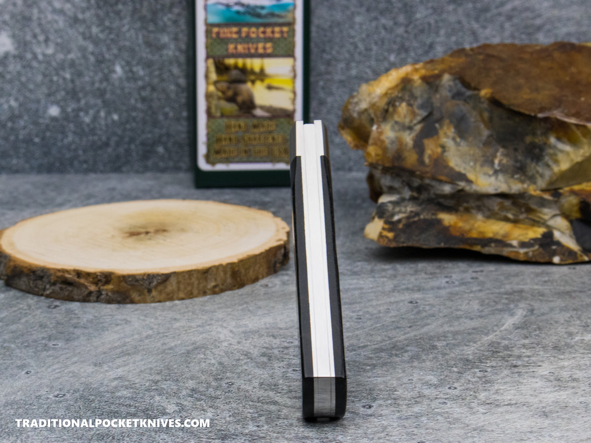 Cooper Cutlery Beaver Falls Cutlery Co. Black Tiger Oak Double Shield Jack (BTO DS)