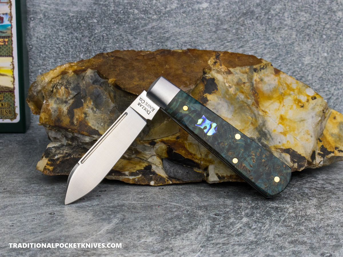 Cooper Cutlery Dollar Knife Co. Blue Box Elder Grand Army Republic Shield Jack (BBE GAR)