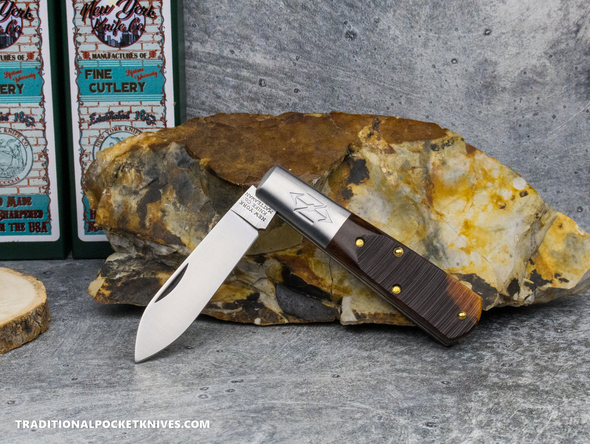 Cooper Cutlery New York Knife Co. Barlow Appaloosa Bone Sawcut (M 1506 AB SC)