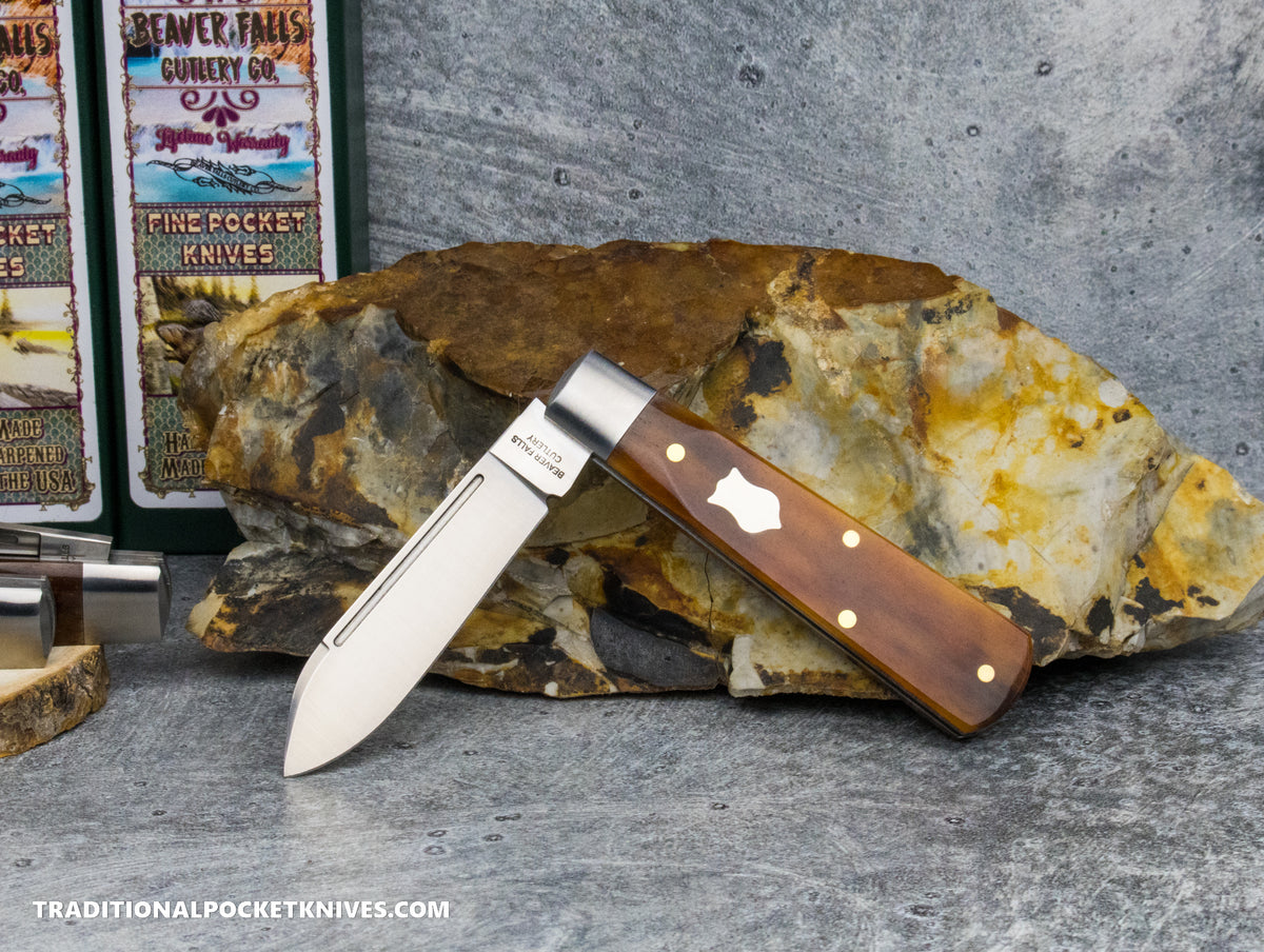 Cooper Cutlery Beaver Falls Cutlery Co. Bourbon Smooth Bone Jack (BSB)