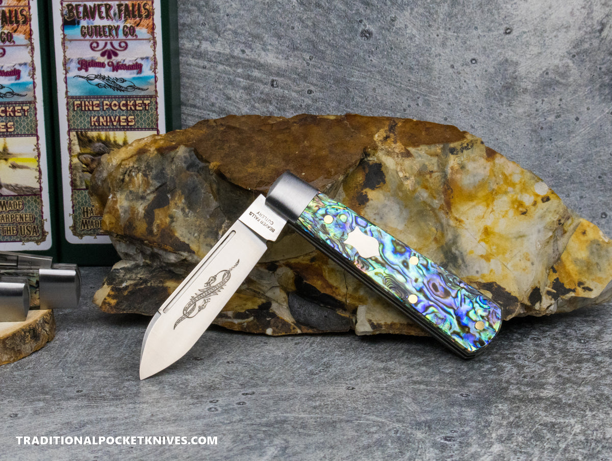 Cooper Cutlery Beaver Falls Cutlery Co. Abalone Jack (A)