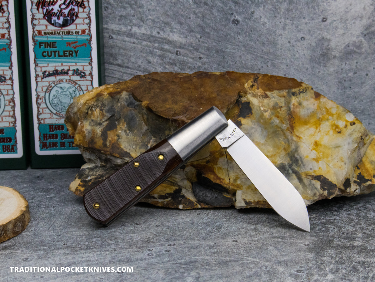 Cooper Cutlery New York Knife Co. Barlow Appaloosa Bone Sawcut (M 1506 AB SC)