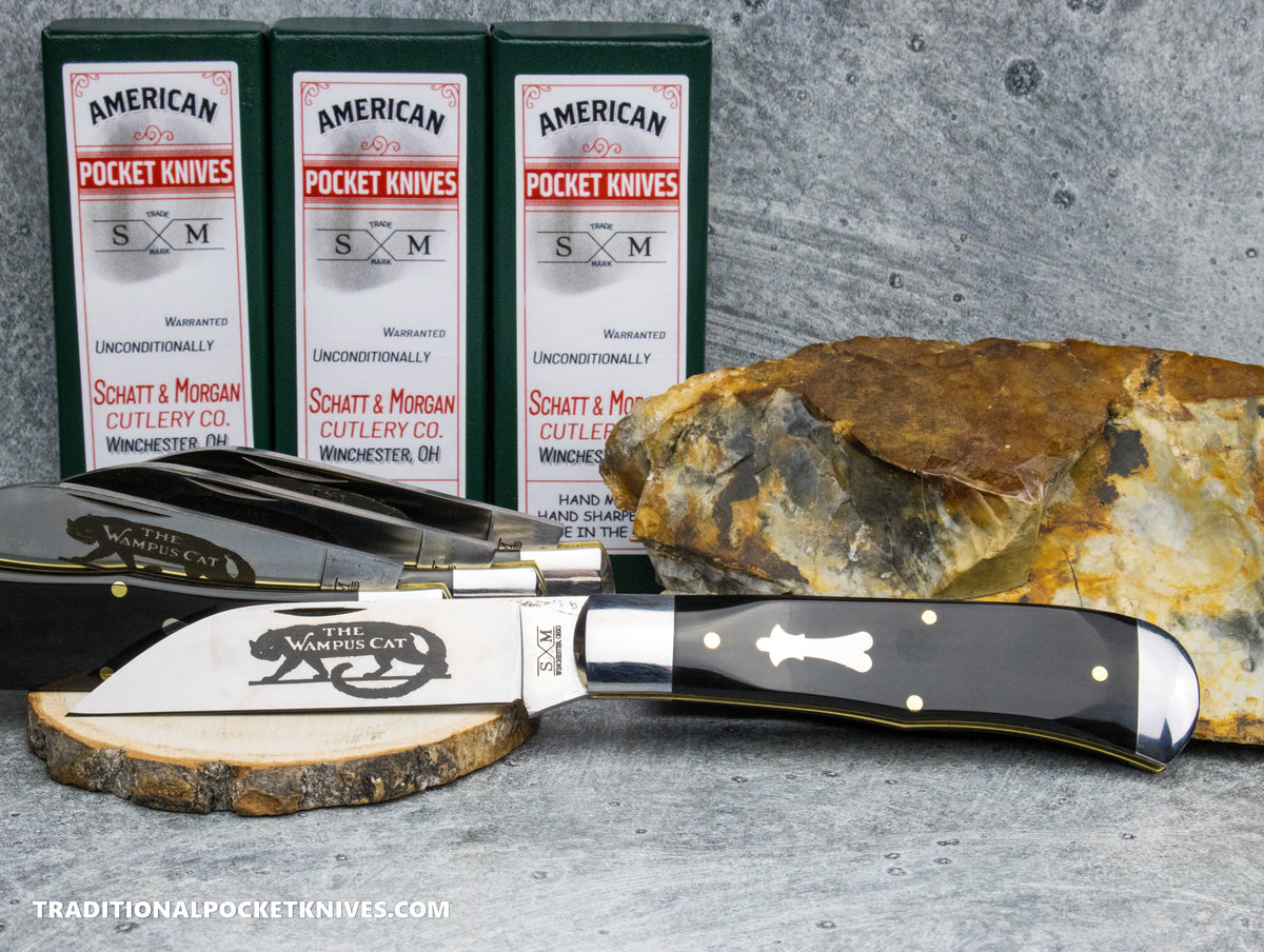 Cooper Cutlery Schatt&Morgan Cutlery Wampus Cat Buffalo Horn (3W BH)