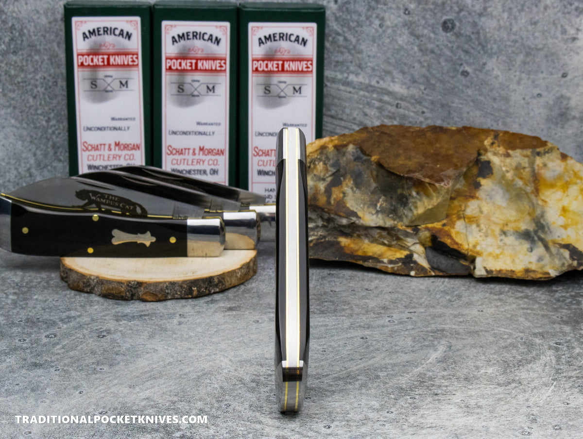 Cooper Cutlery Schatt&Morgan Cutlery Wampus Cat Buffalo Horn (3W BH)