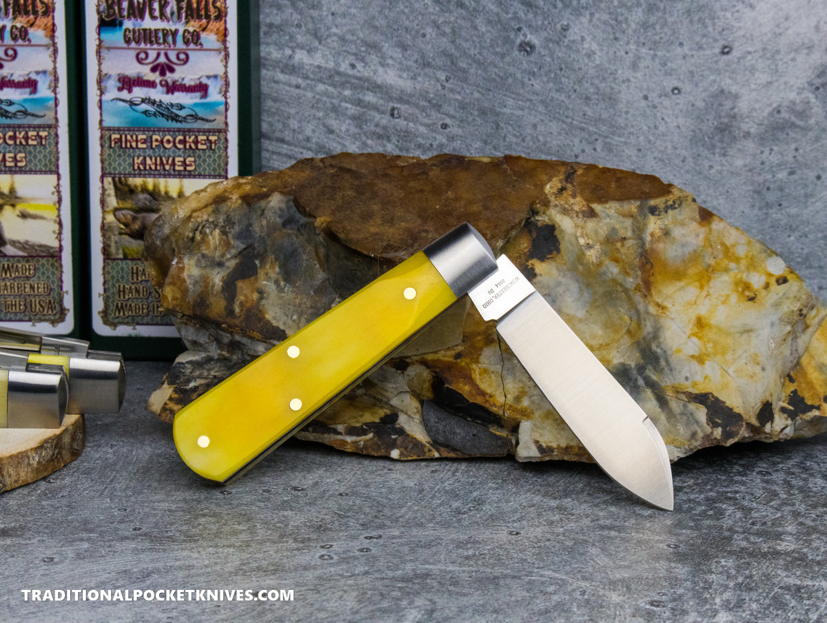 Cooper Cutlery Beaver Falls Cutlery Co. Yellow Smooth Bone Jack (YSB)