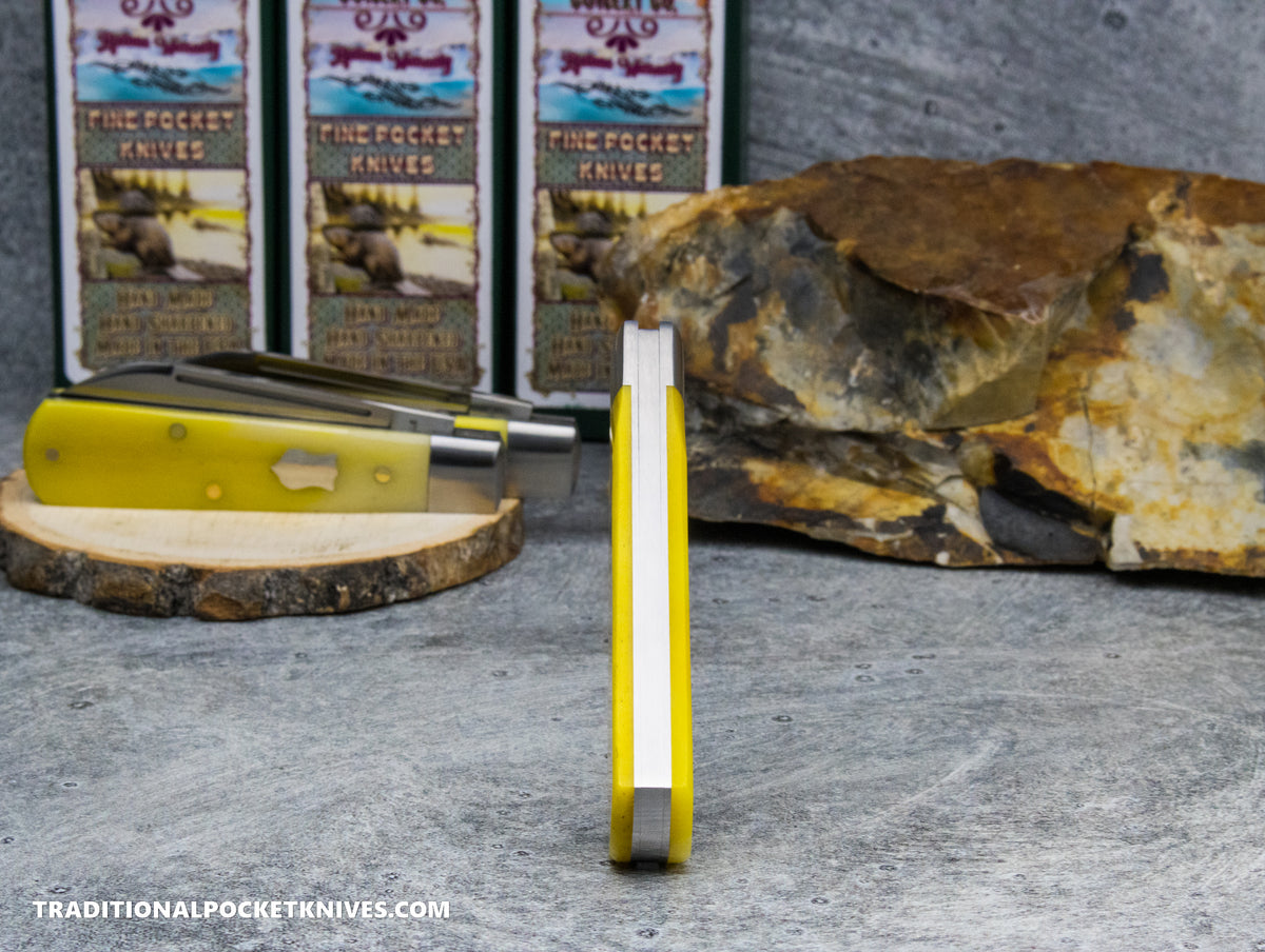 Cooper Cutlery Beaver Falls Cutlery Co. Yellow Smooth Bone Jack (YSB)