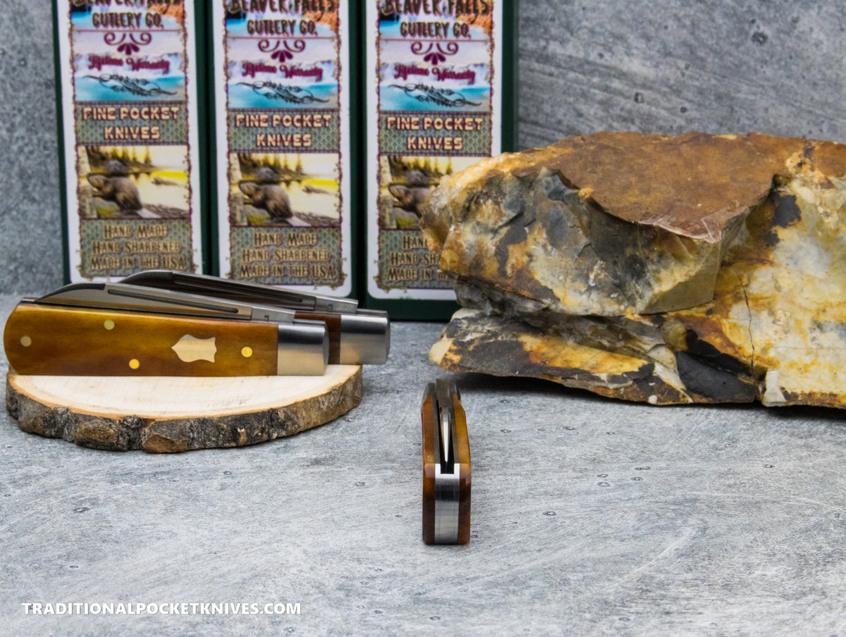 Cooper Cutlery Beaver Falls Cutlery Co. Bourbon Smooth Bone Jack (BSB)