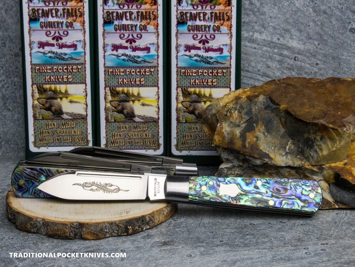 Cooper Cutlery Beaver Falls Cutlery Co. Abalone Jack (A)