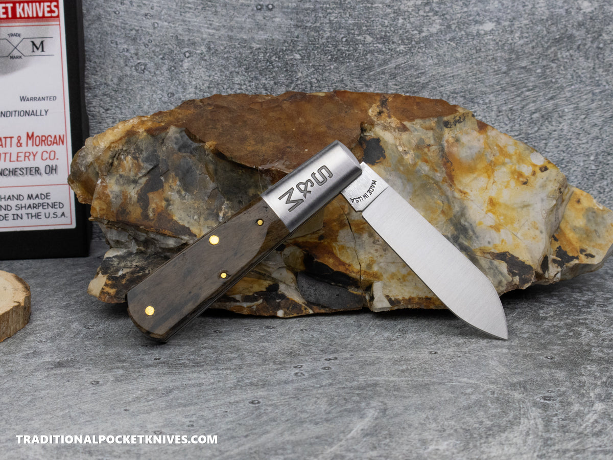 Cooper Cutlery Schatt&Morgan Cutlery Barlow Fossilized Buffalo Stag (BS FOSSIL)