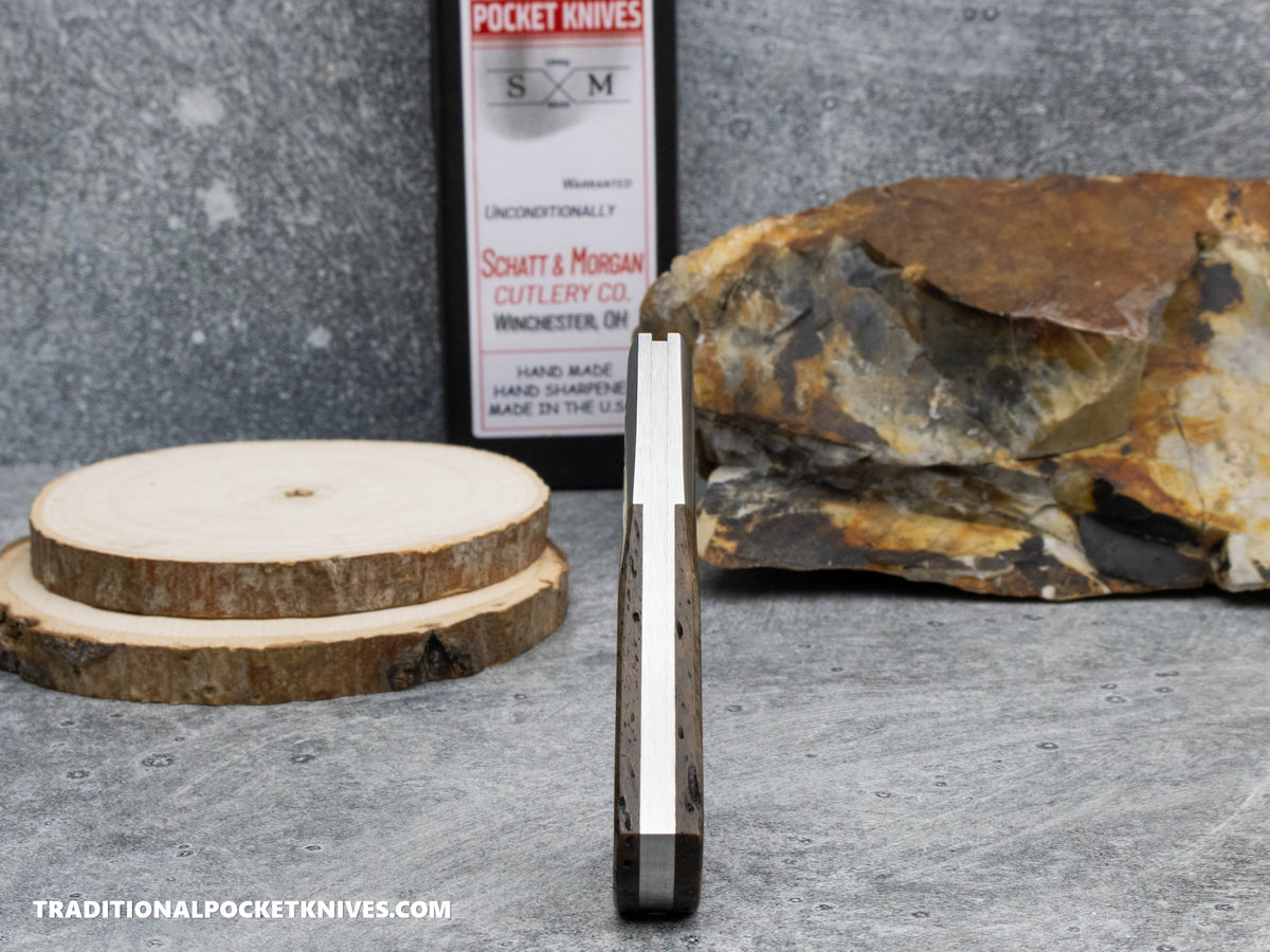 Cooper Cutlery Schatt&Morgan Cutlery Barlow Fossilized Buffalo Stag (BS FOSSIL)