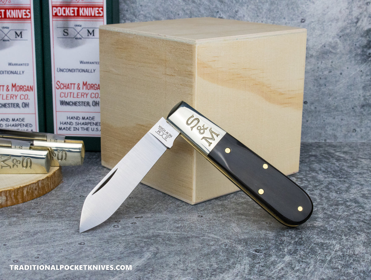 Cooper Cutlery Schatt&amp;Morgan Cutlery New York #69 Barlow Buffalo Horn (BH NY)