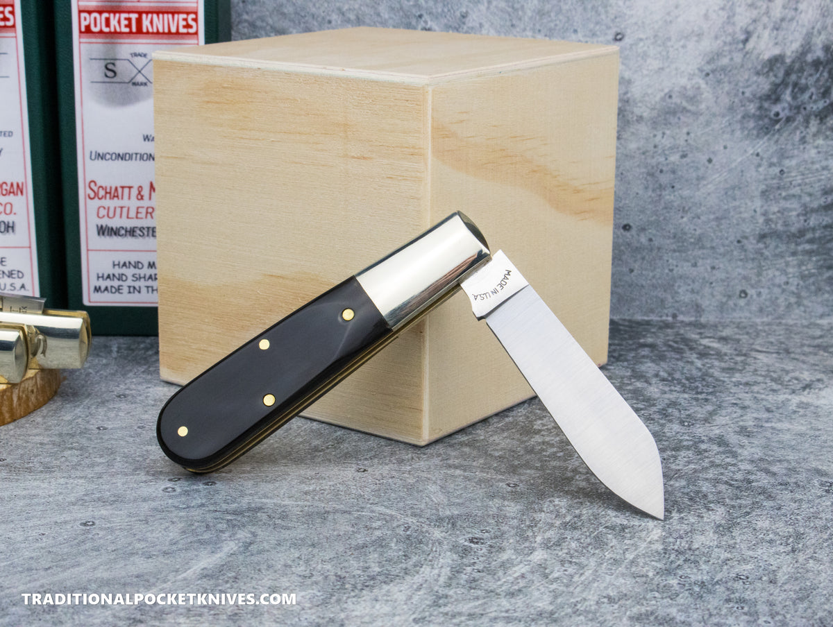 Cooper Cutlery Schatt&amp;Morgan Cutlery New York #69 Barlow Buffalo Horn (BH NY)