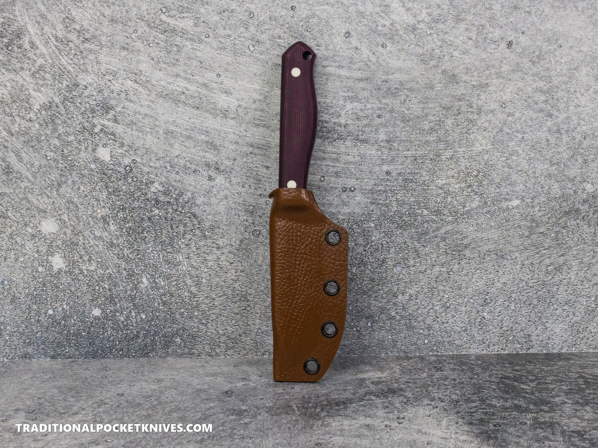 JakebCreates Exclusive Bush Mary Coral Canvas Micarta