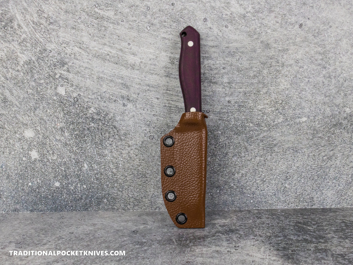 JakebCreates Exclusive Bush Mary Coral Canvas Micarta