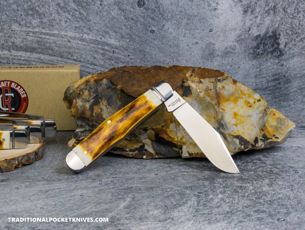 RoseCraft Blades Cumberland River Coke Bottle Toasted White Bone (RCT026-TWB)