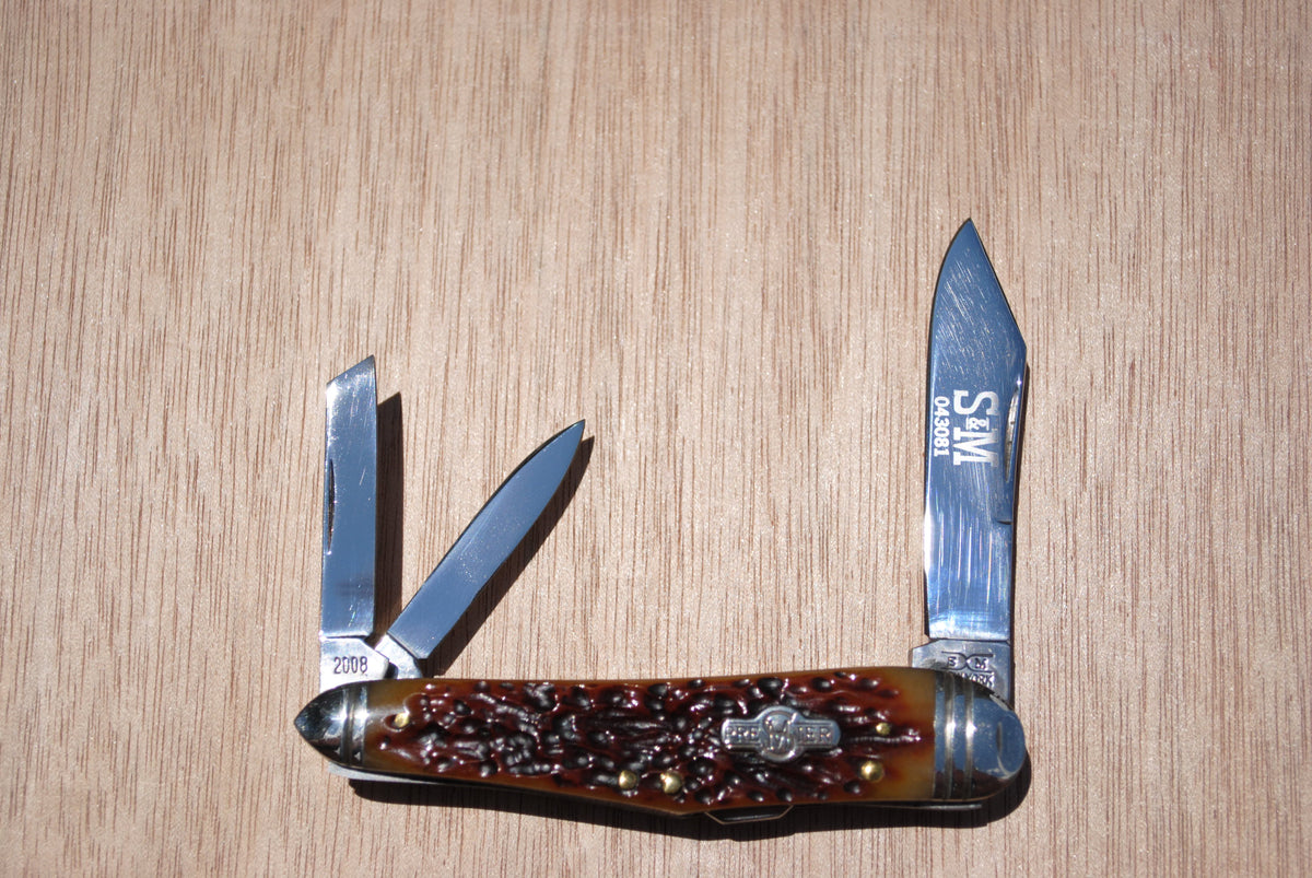 Schatt&Morgan Cutlery Premier Series: Pattern #10 - #043081 Humpback Lockback Whittler