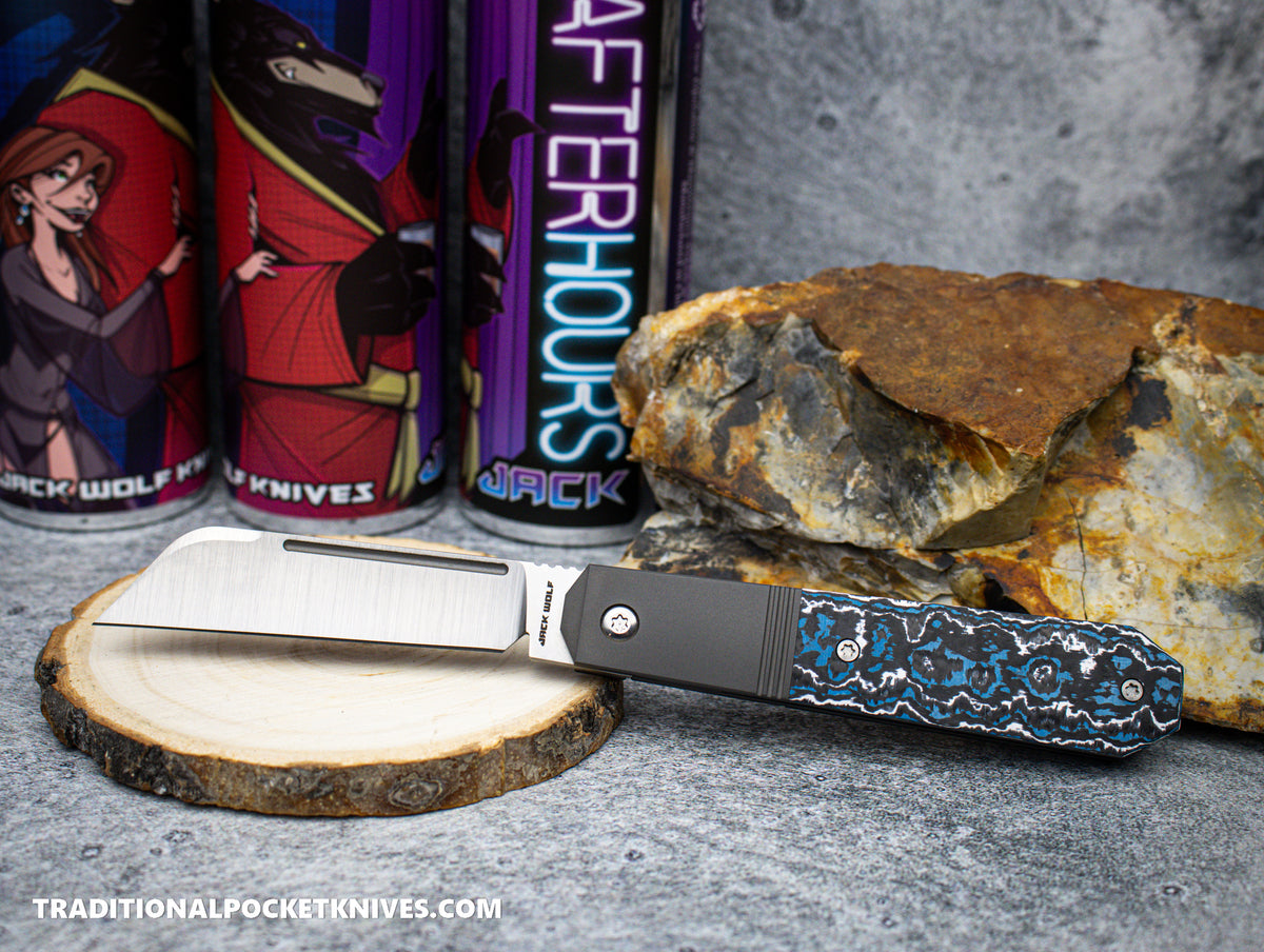 Jack Wolf Knives After Hours Jack Fat Carbon Frost