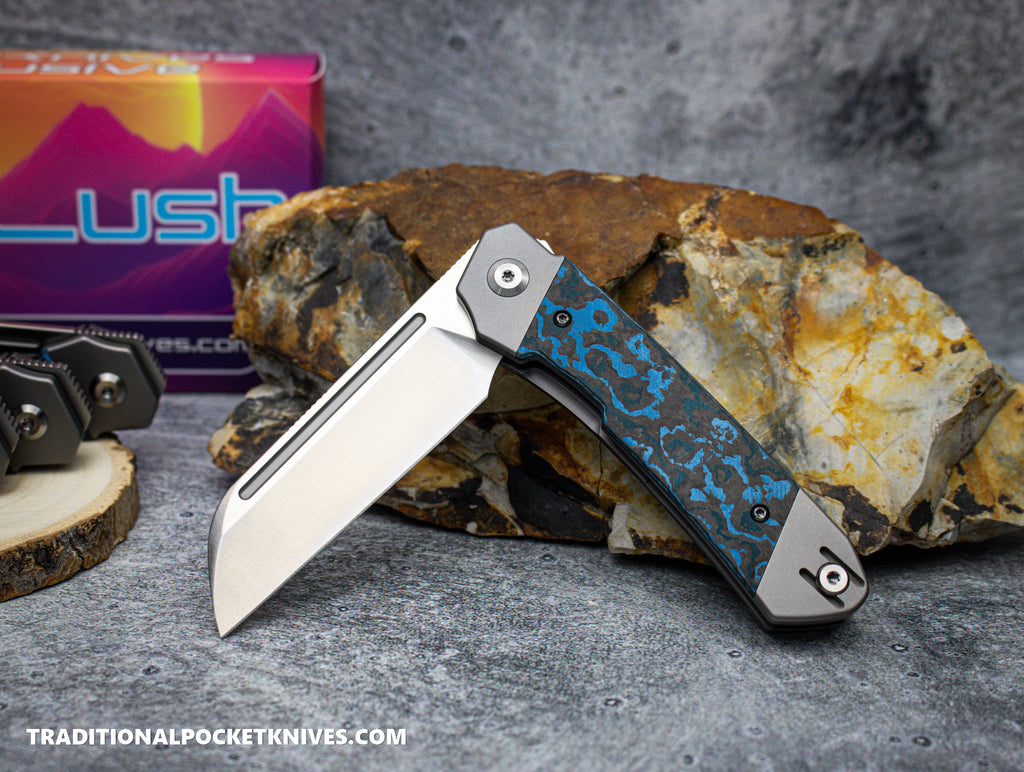 Divo Knives Lush Fat Carbon Arctic Storm - C. Risner Cutlery LLC